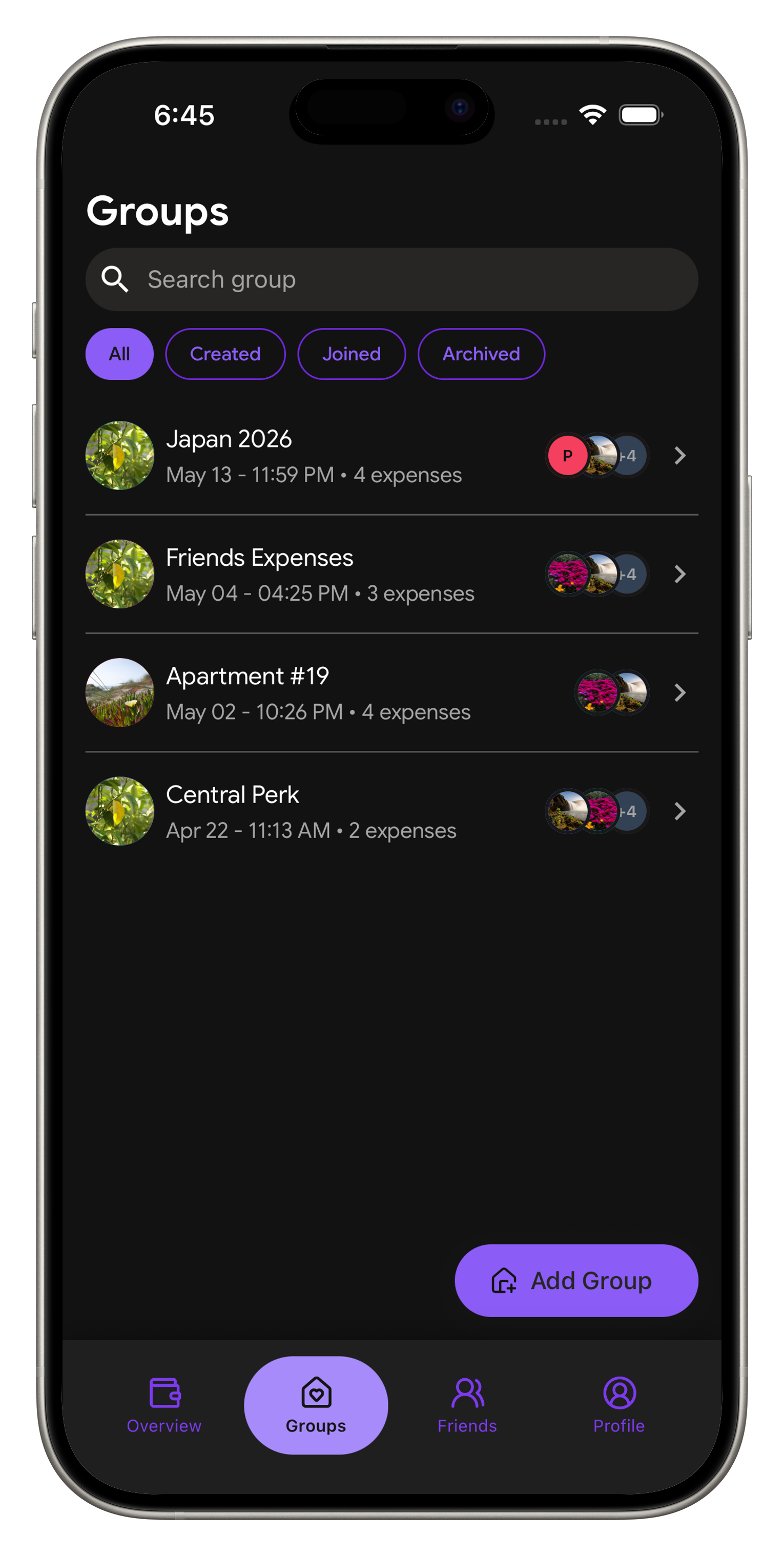 Ambagan groups list