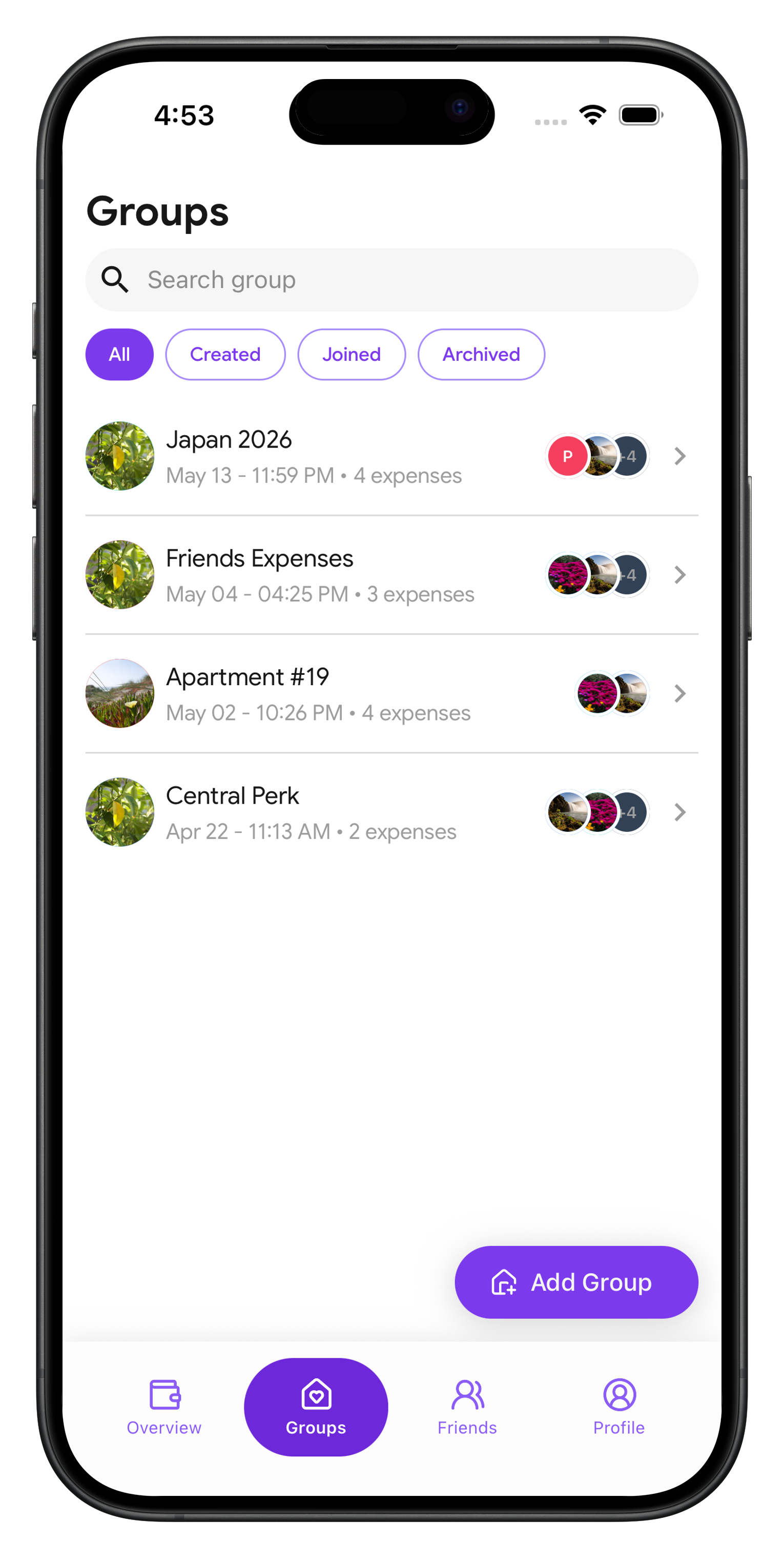 Ambagan groups list